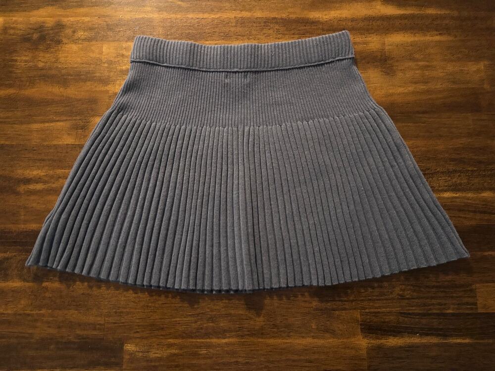 Aerie Women’s Small Skirt Mini Short Pull On Elastic Waist Ribbed Knit Skater